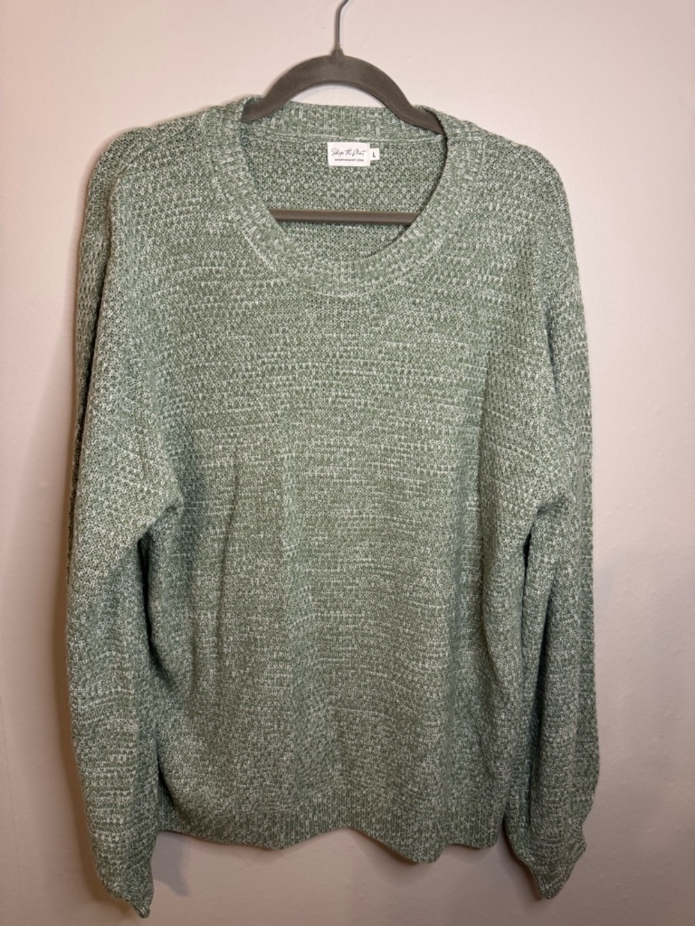 Shop The Mint Women's Crewneck Sweater in Sage Green